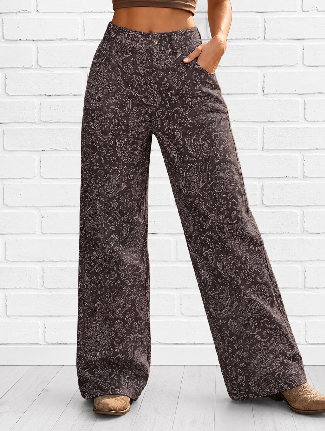 Pantalon à imprimé