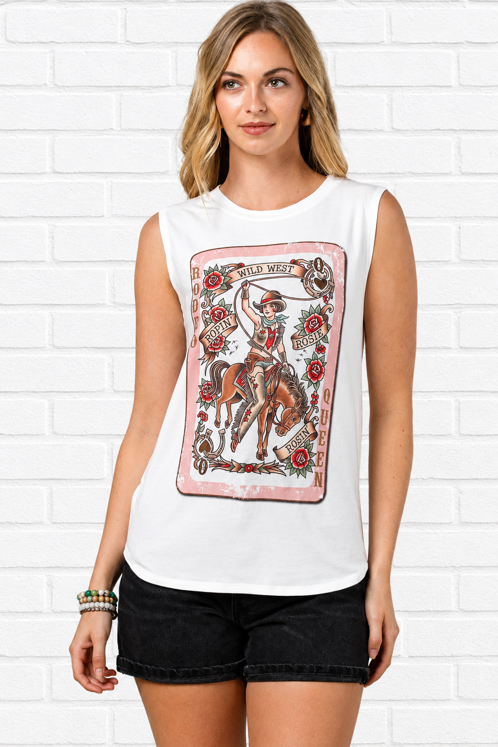 Camisole à imprimé western