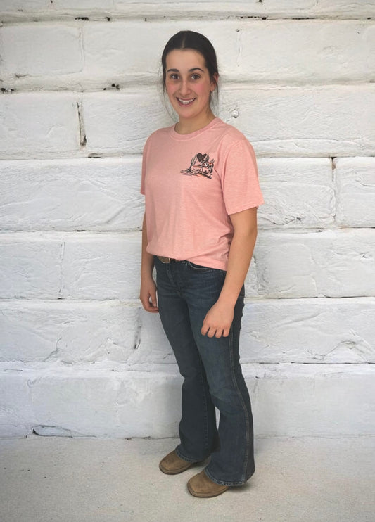 T-shirt rose