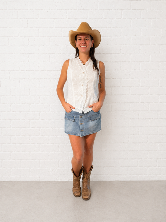 Jupe-short en denim
