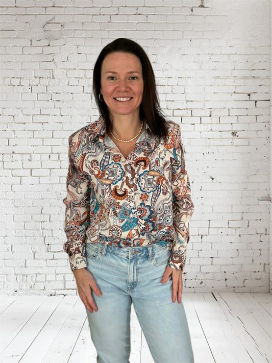 Blouse à motifs