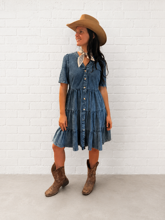 Robe en jeans